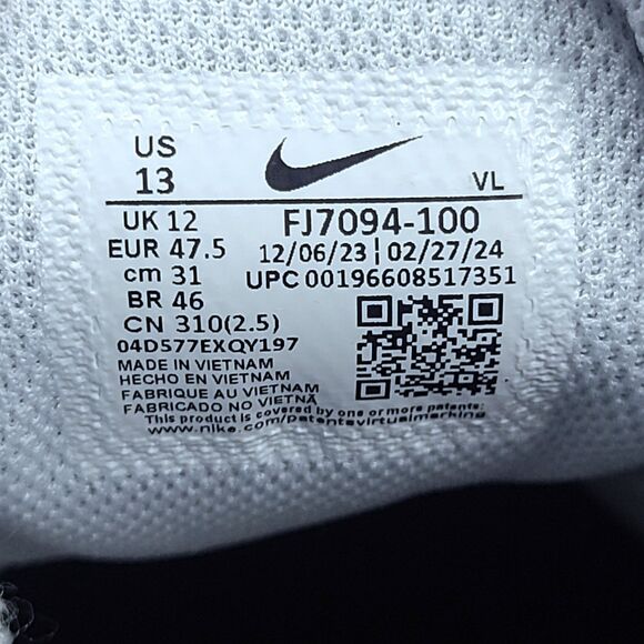 Nike Football Cleats Mens Size 13 Vapor Edge Speed 360 DT White FJ7094-100 RARE main image 10